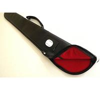 cueball16 Soft Leather Look Black CASE FOR A 57" 2 PIECE CENTER SPLIT SNOOKER or POOL CUE