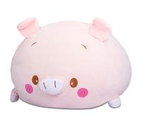 CUEBEAR Stuffed Animal Storage Bean Bag Chair Cover for Kids Pink Pig Plush Bean Bag Chair for Girls Large Size Toy Organizer Cover Only Without Filling