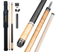 CUEELF Pool Cue Stick Low Deflection Hand-Made Inlay Billiard Cue 58'' Professional Billiard Pool Cue Stick for Adults-12.5mm Tip,3/8 * 8 Joint (WD-YH-SM-HB-BS)