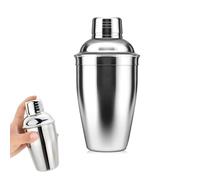 CUEMOON Bar Cocktail Shaker, 250 ml Martini Shaker Drink Mixer with Built-in Strainer for Bartending, Stainless Steel Bartender Shaker for Mixed Drinks Margarita Alcohol Liqueur Barware Tools (250 ml)