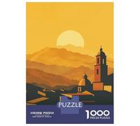 Cuenca, Ecuador Sunset Jigsaw Puzzle 1000 Pieces, Romantic City Break Scene, Matte Printed Jigsaw for Travel Lovers, Screen-Free Fun, 52x38cm/1000pcs