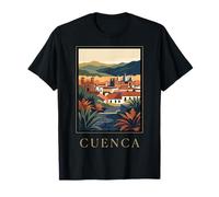 Cuenca Ecuador Vintage Retro Colonial Travel Art Design T-Shirt
