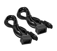 CUENSTOP 7 Pin NES Controller Extension Cable, 2-Pack 1.8M/6FT Replacement Controller Extension Cable for Nintendo Entertainment System NES (1985), not for NES Classic (2016).