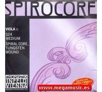 CUERDA VIOLA - Thomastik (Spirocore/S24) (Wolframio) 4ª Medium Viola 4/4