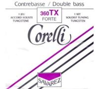 CUERDAS CONTRABAJO - Salvarez (Corelli 360/TX) (Juego Completo/Tungsteno/Solista) Extra Fuerte Bass 4/