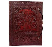 cuero Large Tree of Life Leather Journal Bound Leather Journal Leather Journal to Write in Leather Journal Embosses Leather journals Fantasy Leather journals notebooks Leather journals for Men & Women