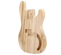 Cuerpo de bajo Guitarra Estilo de cuerpo Arce sin terminar Piezas de guitarra eléctrica DIY Accesorios para músicos Amantes de las manualidades Color 495 x 330 x 43 mm