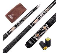 CUESOUL 58 Inch Hardwood Canadian Pool Cue 19-21oz Billiard Cue Stick with Irish Wrap (CSPC011)