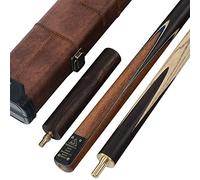 CUESOUL Classic Handmade 57" Rosewood 3/4 Piece Snooker Cue with Cue Case and Extension (CSSC006)