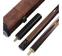 CUESOUL Classic Handmade 57" Rosewood 3/4 Piece Snooker Cue and Cue Case and Extension (CSSC007)