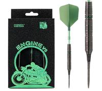 CUESOUL ENGINE V8 18g Steel Tip 90% Tungsten Dart Set with GEM STONE Finished and Unifying ROST T19 CARBON Flight