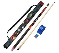 CUESOUL GORGEOUS 58inches 19oz Pool Cue Stick,13mm Tip(red)