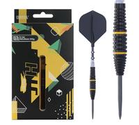 CUESOUL JIHO S2 22g Steel Tip 90% Tungsten Dart Set with Titanium Coated and Unifying ROST T19 Flight