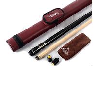 CUESOUL 19oz 1/2 Jointed Maple Pool Cue Stick with Case CSBK005 13MM