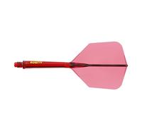 CUESOUL ROST 77 Integrated Dart Shaft and Flight,Big Wing Shape,Set of 3(clear color series)