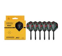CUESOUL ROST AK5 Integrated Dart Shaft and Flights with modern pattern design and difference size,set of 6 pcs