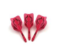 CUESOUL ROST Integrated Dart Shaft and Flights,big wing shape,Set of 3 pcs Beauty Pattern(CSAK-5MN6)