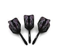 CUESOUL ROST Integrated Dart Shaft and Flights,big wing shape,Set of 3 pcs Beauty Pattern(CSAK-5MN7)