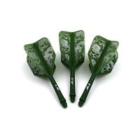 CUESOUL ROST Integrated Dart Shaft and Flights,big wing shape,Set of 3 pcs Skull Pattern(CSAK-5KL10-S)
