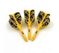 CUESOUL ROST Integrated Dart Shaft and Flights,big wing shape,Set of 3 pcs Skull Pattern(CSAK-5KL9)