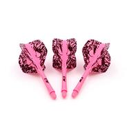 CUESOUL ROST Integrated Dartpfeile Schäfte Shafts and Darts Flights Standard Shape,Set of 3 pcs Unique Designed Pattern(CSAK-56XMN)