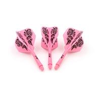CUESOUL ROST Integrated Dartpfeile Schäfte Shafts and Darts Flights Standard Shape,Set of 3 pcs Unique Designed Pattern(CSAK-56XFY)