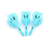 CUESOUL ROST Integrated Dartpfeile Schäfte Shafts and Darts Flights Standard Shape,Set of 3 pcs Unique Designed Pattern(CSAK-55XHB)