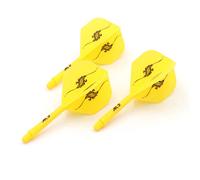 CUESOUL ROST Integrated Dartpfeile Schäfte Shafts and Darts Flights Standard Shape,Set of 3 pcs Unique Designed Pattern(CSAK-57XHB)