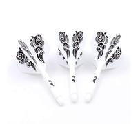 CUESOUL ROST Integrated Dartpfeile Schäfte Shafts and Darts Flights Standard Shape,Set of 3 pcs Unique Designed Pattern(CSAK-58XFY)