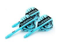 CUESOUL ROST Integrated Dartpfeile Schäfte Shafts and Darts Flights Standard Shape,Set of 3 pcs Unique Designed Pattern(CSAK-55XSG)