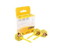 CUESOUL ROST Integrated Dartpfeile Schäfte Shafts and Darts Flights Standard Shape,Set of 3 pcs Unique Designed Pattern(CS-AK57X-DZNH)