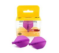 CUESOUL TERO AK4 Purple Dart Flights Shield Shape,Set of 3 pcs(CS-AK4+9DPYS)