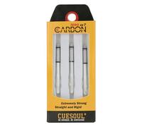 CUESOUL TERO AK7 Carbon Dart Shafts/Stem Built-in Spring Telescopic,Set of 3 pcs