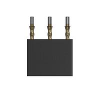 CUESOUL TOUCH POINT II Replacement Dart Steel Points,Collar Design,Titanium Coated,Pack of 3pcs