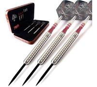 CUESOUL Tungsten Steel Tip Darts- Precise Barrels 24 Grams 90% Tungsten with Luxury Case