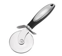 CUESVAP Stainless Steel Pizza Cutter Wheel, Multifunctional Kitchen Pizza Wheel Slicer, Professional 8.3 Inch Slicer with Non-Slip Handle, Black