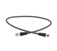 Cufaee Carbon Fiber High Pressure Regulator Hose, Safe Flexible Scuba Diving Accessory Hose for Deep Diving and Diving Teaching Equipment (80CM)