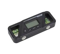 Cufaee Digital Inclinometer, Digital Level with Plastic ABS Magnetic Base, Woodworking Measuring Tool for Timber Processing Car Repair Sawblade Alignment (Black)