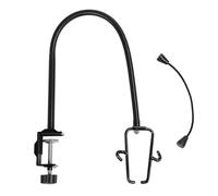 Cufaee Hair Dryer Stand, Aluminium Alloy Adjustable Angle Hair Dryer Clamp Mount, Pet Grooming Table Blow Holder for Countertop