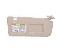 Cufaee Left Driver Side Beige Sunvisor, Sun Visor, Sunvisor Replacement for Most Automatic and Manual Vehicles (Beige)