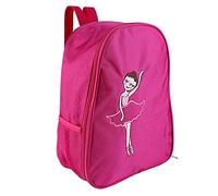 Cufaee Mochila de Danza de Ballet, Bolso de Ballet de Hombro para niñas, Bolso de Hombro de Ballet para Lindo Bolso de Gimnasia (Rose Red)
