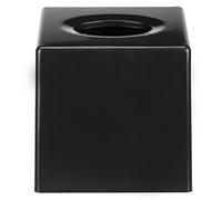 Cufaee Plastic Tissues Cube Boxes, Multifunctional Tissue Box Holder Square, Facial Tissue Dispenser for Bathroom Bedroom Office Kitchen