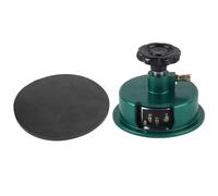 Cufaee Round Sample Cutter, 100 Sqcm Precision Cutting Tool, Multimaterial Compatible, Rubber Mat Included for Textile Carpet Fabric Sampling