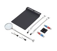 Cufaee Soldering Helping Hands with 3X Magnifier, Flexible Arms Clamp Clips, Angle Adjustable Hands Soldering Station for Maintenance