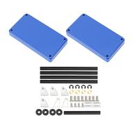 Cufaee Two Tier Tools Storage Trolley, Tools Trolley, Tools Cart Rolling for Mobile Workshop Garage Repair (Blue)