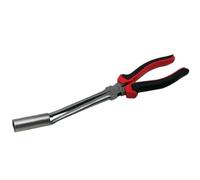 Cuff Pliers - Hardened Steel Terminal Removal Tool, Red, Compact Size, Professional Mechanic Hand Equipment, Ignition Service Accessories, Precision Engineered with Angled