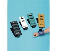 Cuff Weights, Colour-Coded Cuff Weights with Contoured Design for Comfortable Fit on Wrist or Ankle, Ideal for Strength Training and Rehabilitation, Green, 2kg