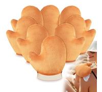 Cuffbow 8 Pcs Self Tanning Mitt Applicator Self Tanner with Thumb Reusability Sunscreen Glove Applicator Soft Tanning Glove Beach Vacation Essentials for Adults Summer Accessories Must Haves