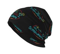 Cuffed Hats It's 5 O'Clock Somewhere Beanies Hats Universal Thermal Ski Hat for Unisex Outdoor Running