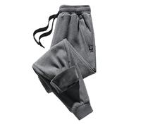 Cuffed Joggers Womens Ladies Fluffy Sherpa Soft Warm Thermal Sweatpants Winter Thick Jogging Pants Athletic Workout Tracksuit Bottoms Drawstring Running Fitness Trousers with Pockets